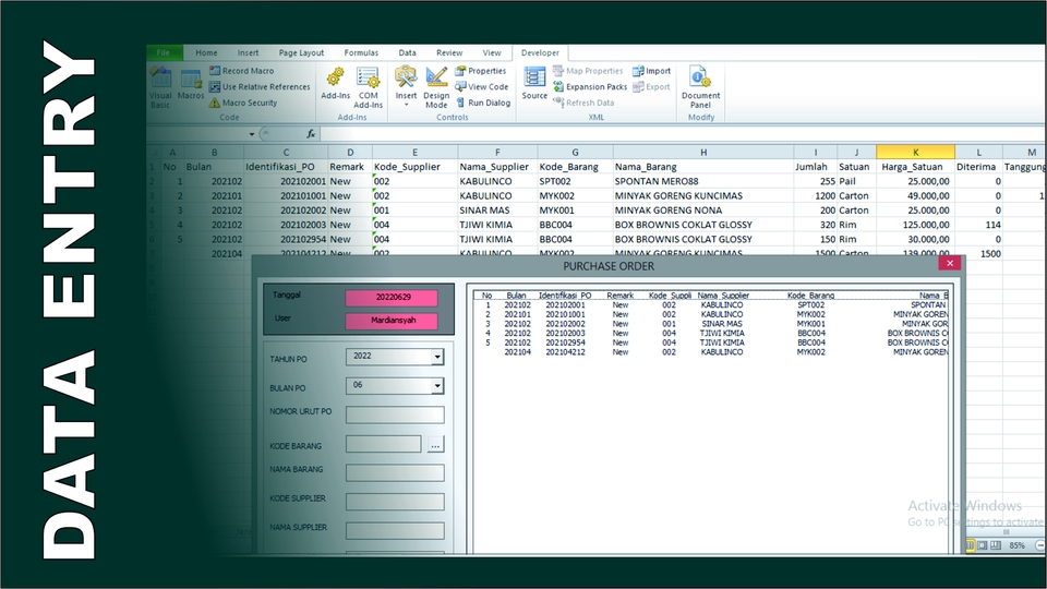 Entri Data - [SERVICE] DATA ENTRI excel , Pengolah Data, Angka, Rumus Formula dan Program VBA excel - 3