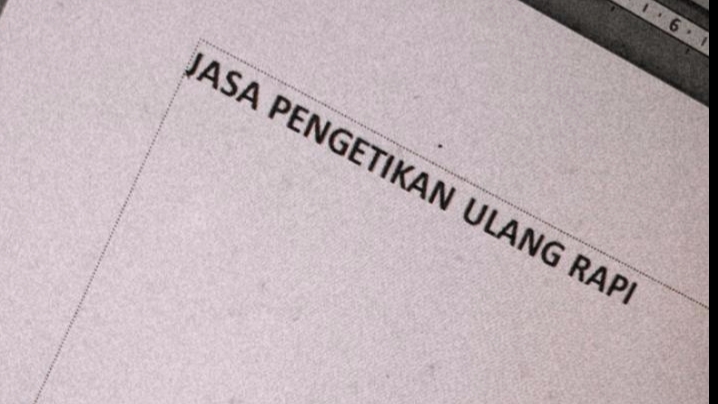 Pengetikan Umum - PENGETIKAN ULANG DAN RAPI  - 1