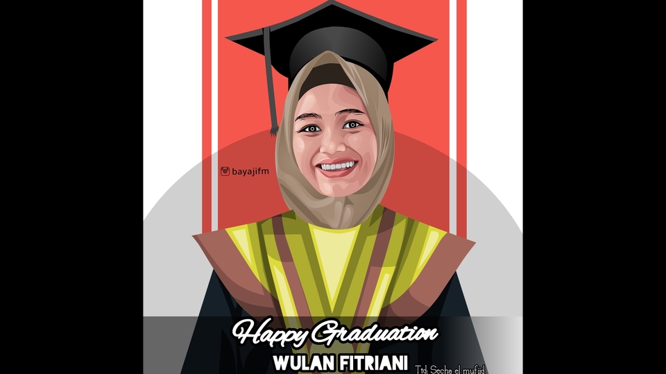 Gambar Potret - DESAIN VECTOR, 1 HARI JADI - 1