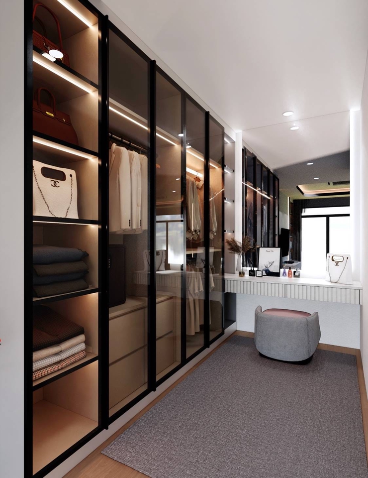 ออกแบบตกแต่งภายในและภายนอก - INTERIOR รับออกแบบตกแต่งภายใน บ้าน คอนโด รีโนเวท 3D Perspective - 5