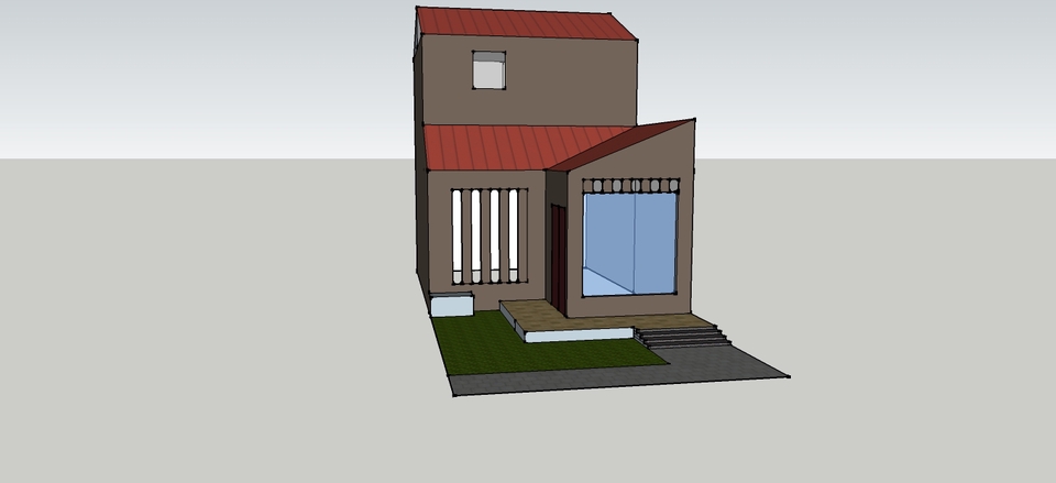 CAD Drawing - Desain Rumah Kantor Cafe - 5