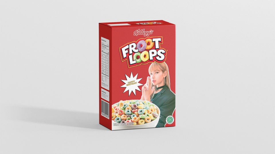 Label & Kemasan - Custom Desain Kemasan Box Cereal - 1