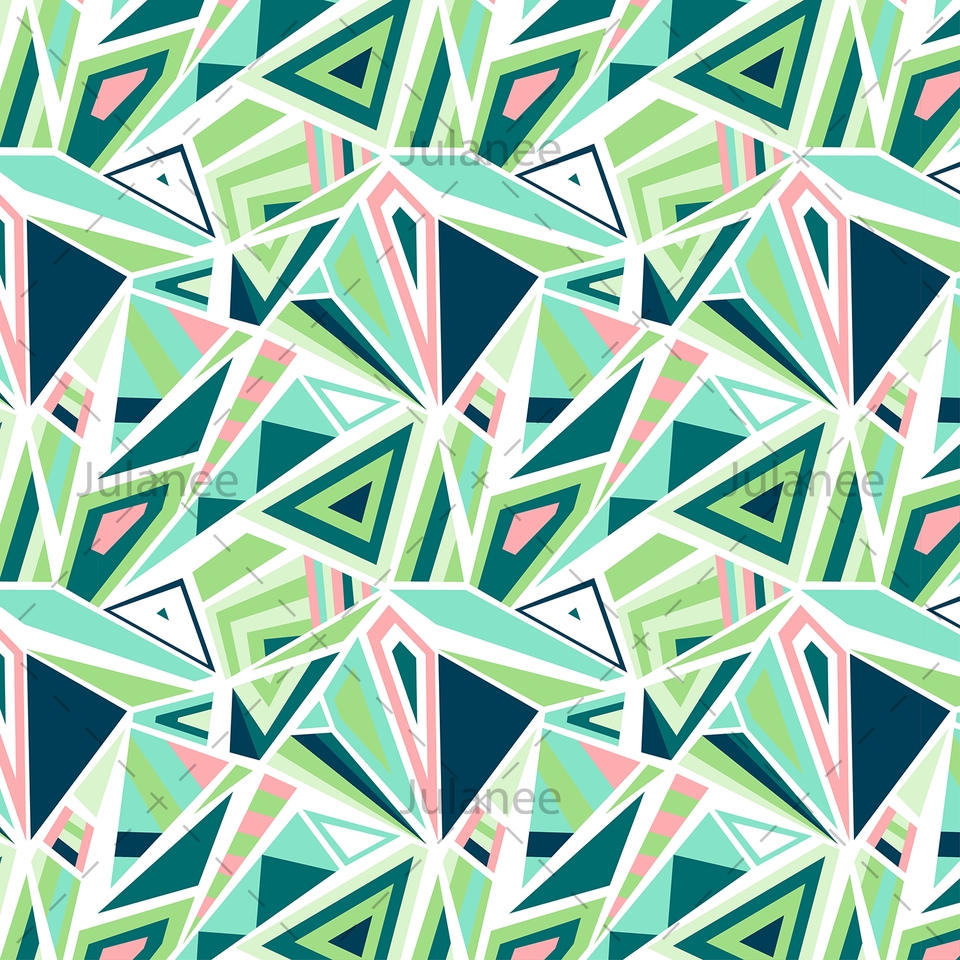 ออกแบบลายผ้า - รับออกแบบลายผ้า Pattern/Repeat สไตล์ Flat - 31