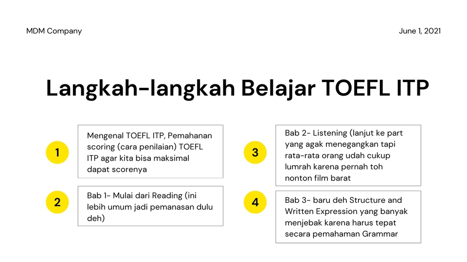 Kursus Online - Kursus TOEFL ITP Siswa SMA, Mahasiswa , dan Umum | BONUS FREE latihan percakapan Bahasa Inggris - 2