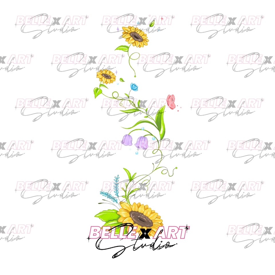 ออกแบบลายสักดอกไม้สวยๆ สไตล์มินิมอล เหมาะสำหรับผู้หญิง