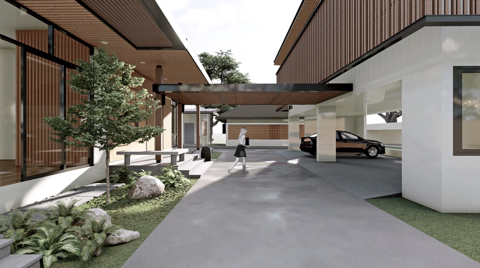 รับเขียนแบบบ้าน ออกแบบโครงสร้างบ้าน 2 ชั้น พร้อม BOQ ประเมินราคา