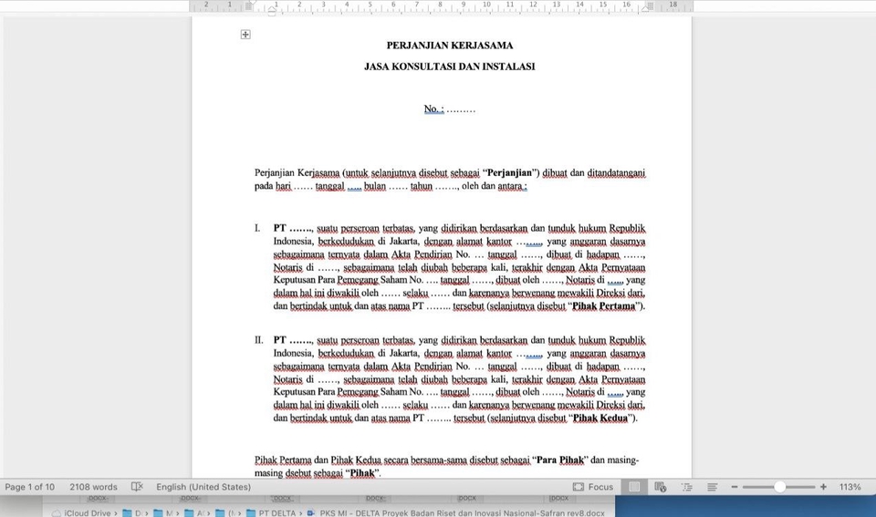 Hukum - Jasa Konsultasi Hukum dan Penyusunan Kontrak/Perjanjian - 4