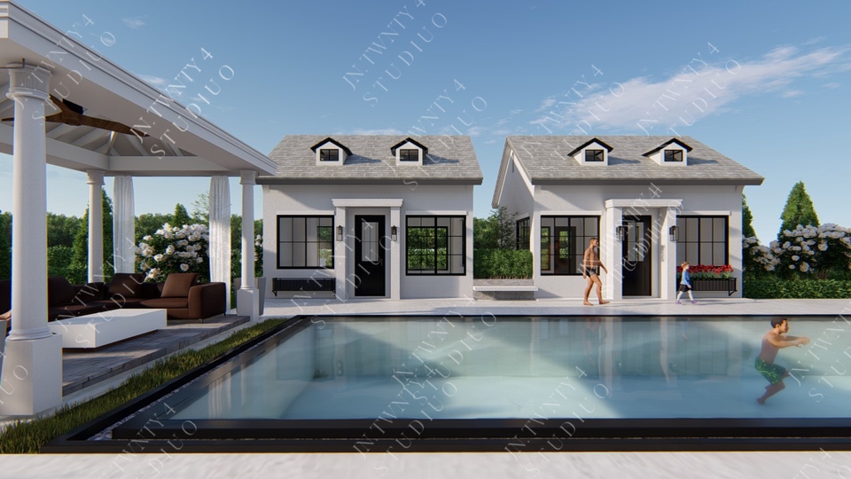 3D Perspective - บริการ 3D rendering ภาพ Perspective ผังโครงการ (Bird eye view) /ภายนอก/ภายใน - 6