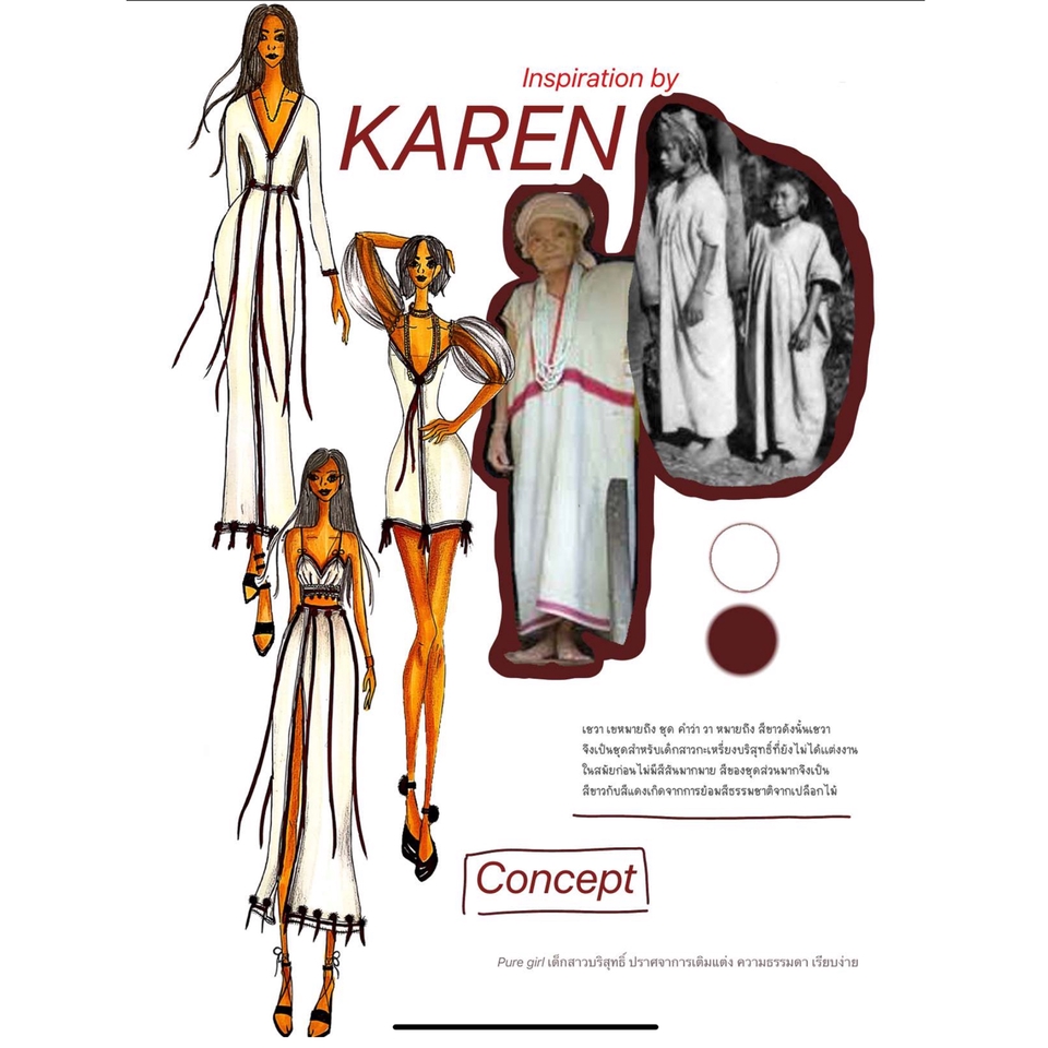 วาด/ออกแบบแพทเทิร์นเสื้อผ้า - รับออกเเบบชุดแฟชั่น สำหรับผู้ที่อยากทำเเบรนด์ - 16