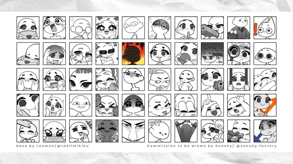 ออกแบบสติ๊กเกอร์ไลน์ตัวละครน่ารัก รับทำสติ๊กเกอร์ไลน์