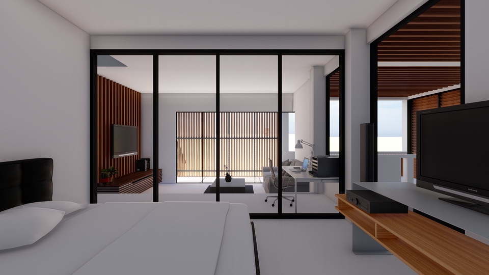 ออกแบบตกแต่งภายในและภายนอก - รับขึ้นโมเดล 3D สถาปัตยกรรม / เขียนแบบ / Render ทัศนียภาพภายนอกหรืภายในใน - 11