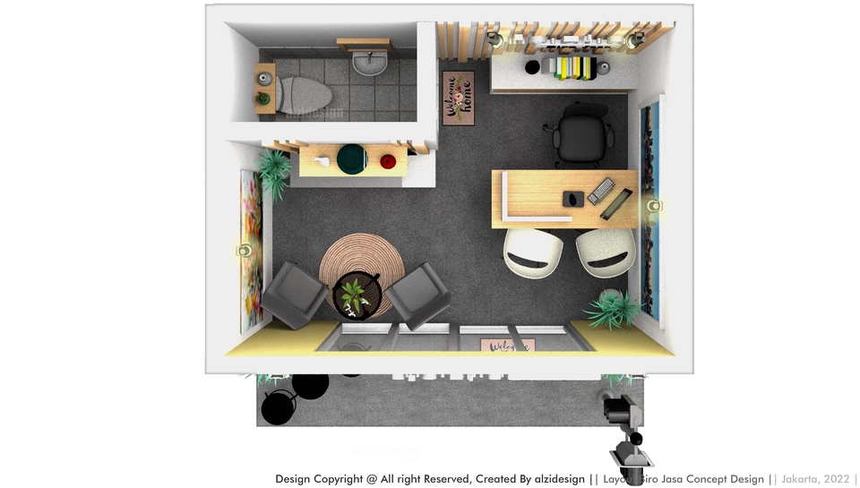 3D & Perspektif - DESAIN INTERIOR 3D Retail & Residence 50 K ( NEGO )  - 9