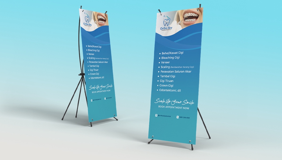 Jasa Desain Spanduk Klinik Gigi, Desain Spanduk Kedokteran Gigi, Desain Spanduk Dokter Gigi, Desain Spanduk Kreatif Untuk Klinik Gigi