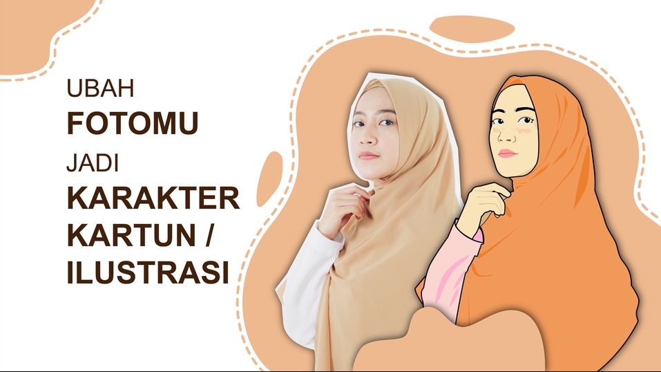 Gambar Potret - DESAIN FOTOMU MENJADI KARTUN / ILUSTRASI - 1