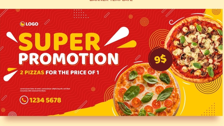 Banner Online - Desain Banner Makanan (Menarik, Bagus, Elegan) - 2
