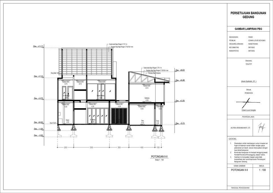 CAD Drawing - GAMBAR KERJA, DED, AUTOCAD - 7