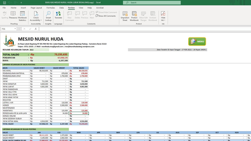 Pembuatan Excel Formulas, vba, Macros, Spreadsheet