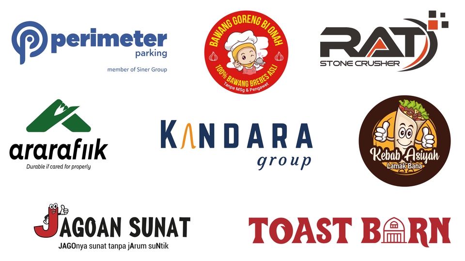 Logo - Desain Logo Perusahaan, Makanan, Fashion, Olshop, UKM, Personal Branding (Kilat Sehari Jadi) - 1