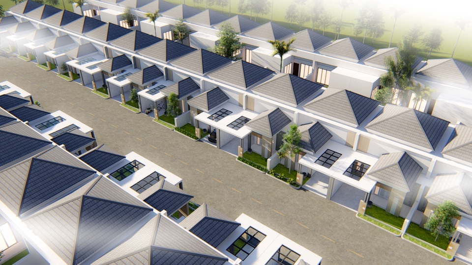 3D & Perspektif - Desain Arsitektur 3 D - 3