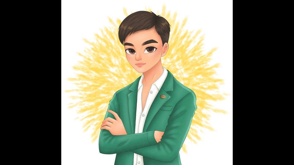 วาดภาพเหมือน Portrait - **ลดราคา 15%** รูปวาดของคุณในสไตล์การ์ตูน Portrait น่ารักๆ (Digital Art) ^^ - 7