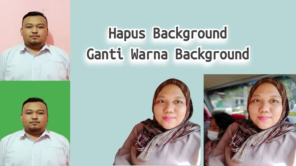 Edit Gambar & Photoshop - Edit Hapus atau Ganti Warna Background foto - 1