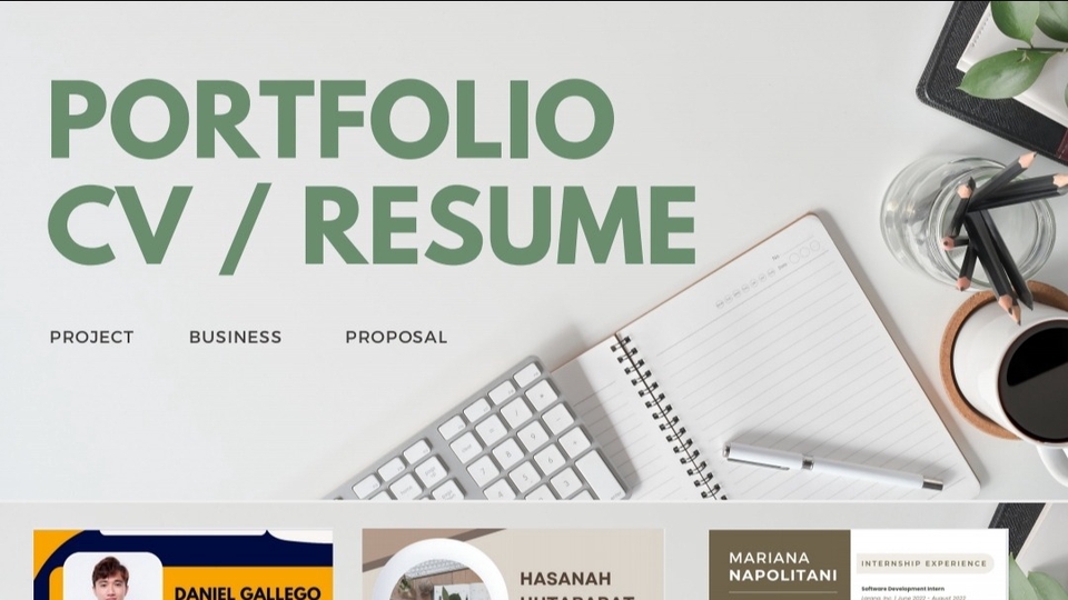 Jasa Desain CV (Curriculum Vitae) & Portofolio - Jasa Desain Curriculum Vitae / Resume Express