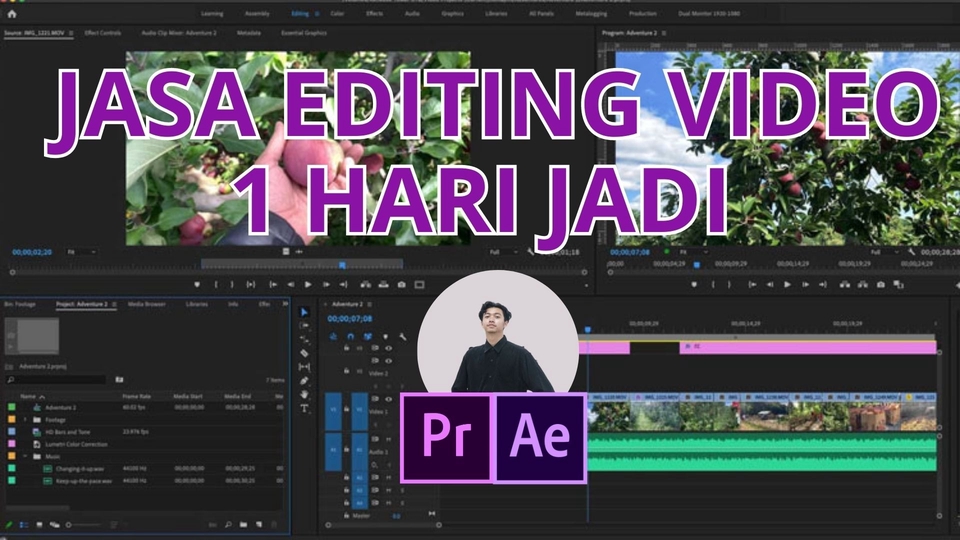 Video Editing - Jasa Editing Berkualitas Tinggi dengan Harga yang Terjangkau! - 1