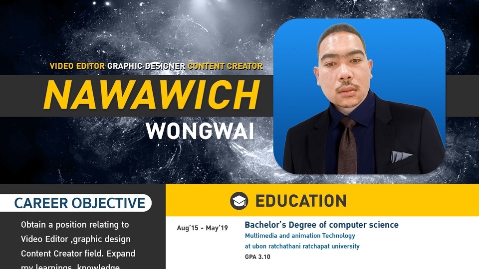 ทำ Portfolio - Resume - 1