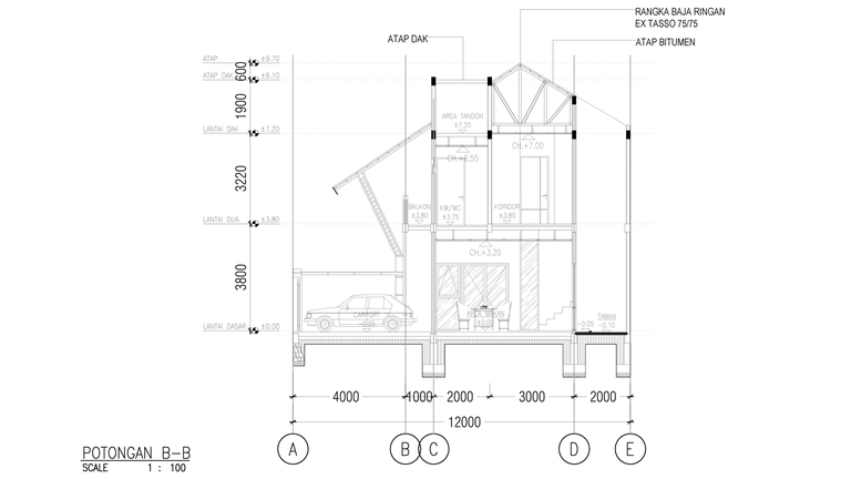 CAD Drawing - Gambar DED (detail engineering design) arsitektural & struktural - 13