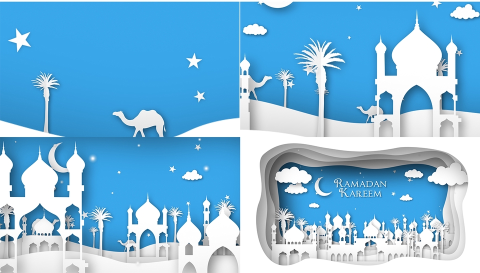Motion Graphics - Membuat Animasi islam bulan ramadan dalam 1 hari - 4