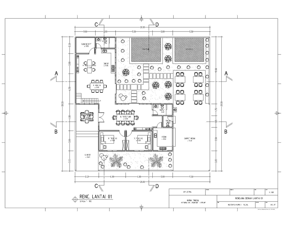 CAD Drawing - Perencanaan Arsitektur Modern - 8