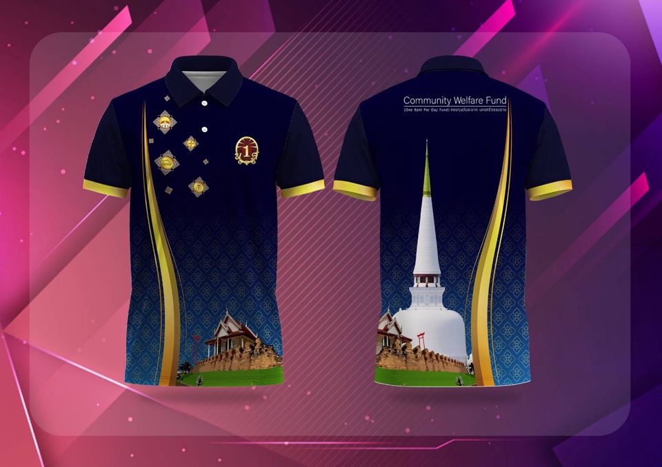 วาด/ออกแบบแพทเทิร์นเสื้อผ้า - Craft you think รับออกเเบบลายเสื้อ เสื้อมหาลัย เสื้อคณะ เสื้อวิ่ง เสื้อองคืกร คอปก คอกลม - 26