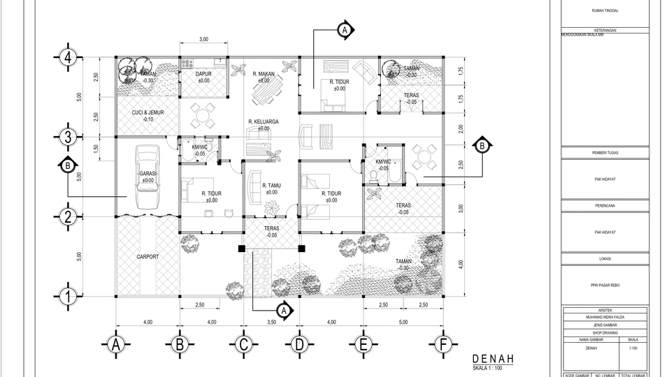 CAD Drawing - CAD Drawing | Jasa Gambar 2D Kerja Arsitektur / Furnitur Ringkas Dan Tepat! - 1