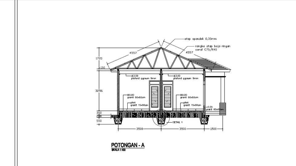 CAD Drawing - jasa gamabar 2d autocad & 3d skechup - 6