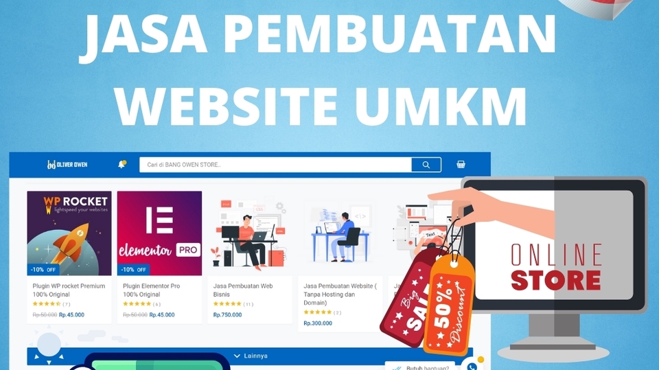 Web Development - Jasa Pembuatan Website Wordpress Profesional - 1