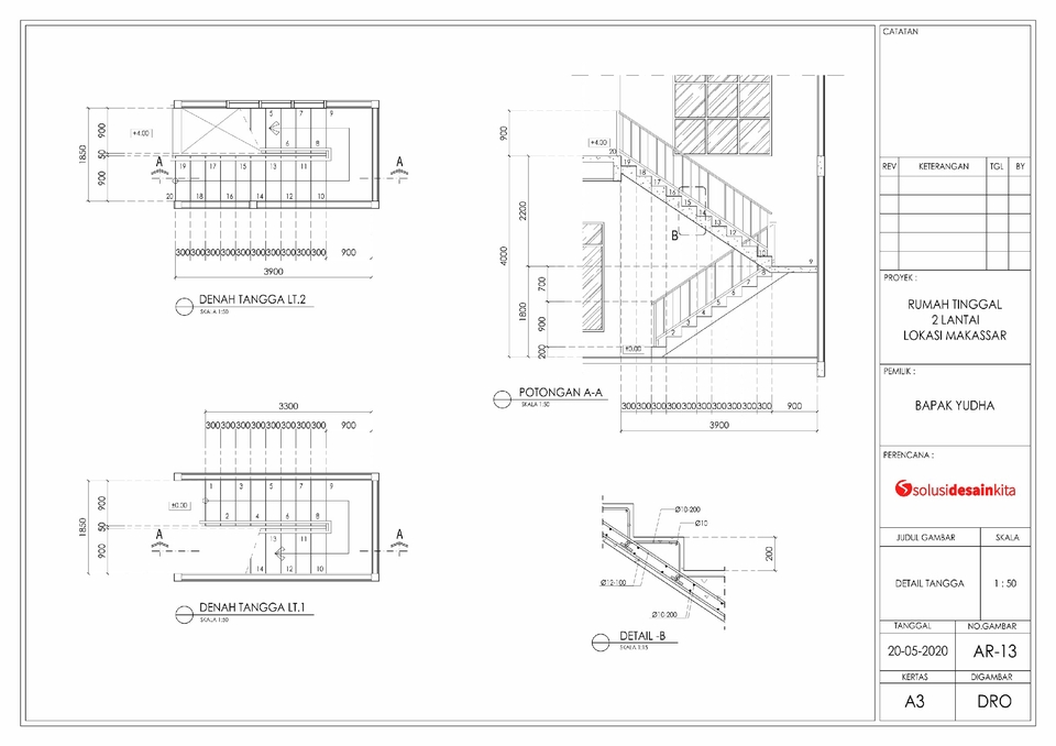 CAD Drawing - GAMBAR KERJA PROFESIONAL - 15