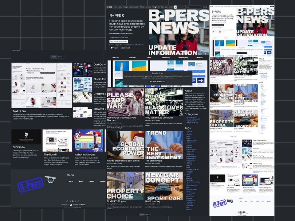 Web Development - New Modern PHP Website - Markdown JSON - Situs Cepat dan SEO - 7