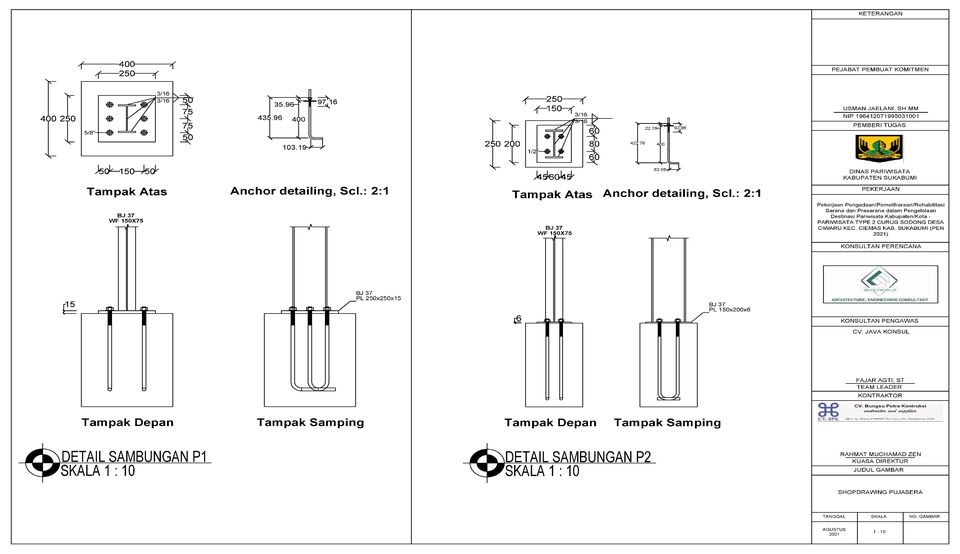 CAD Drawing - Jasa Gambar Kerja Konstruksi, Jadi 3 Hari - 16