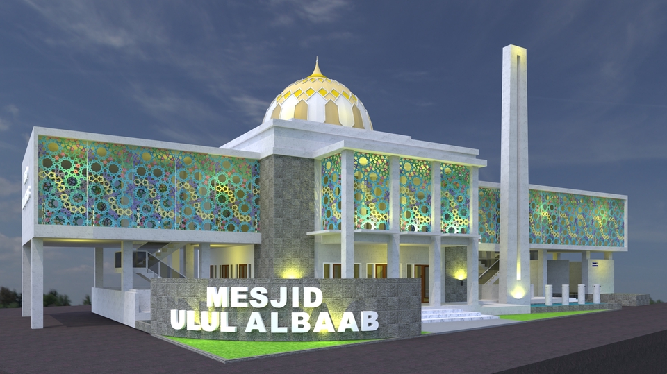 3D & Perspektif - 3D Arsitektur dan interior Bangunan - 4