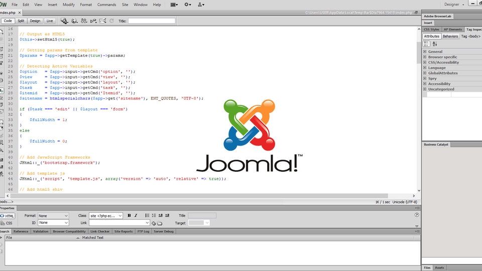 IT Solution และ Support - รับแก้เทมเพลต Joomla แก้ css จัดรูปแบบ Joomla - 1