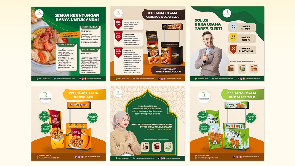 Banner Online - PAKET HEMAT!! Desain Social Media (Poster, Banner, Brosur, dst) - 6