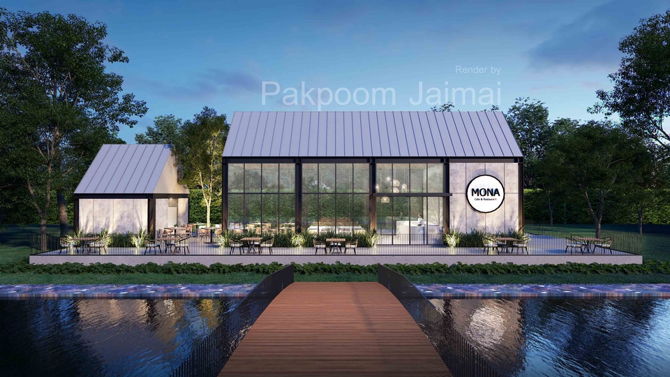 3D Perspective - รับทำภาพ 3D Perspective งานตกแต่งภายใน/สถาปัตยกรรมภายนอก - 2