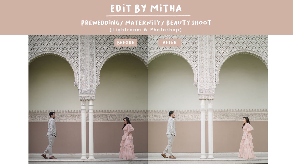 Edit Gambar & Photoshop - Edit Photo Prewedding/ Maternity/ Beauty Shoot - 1