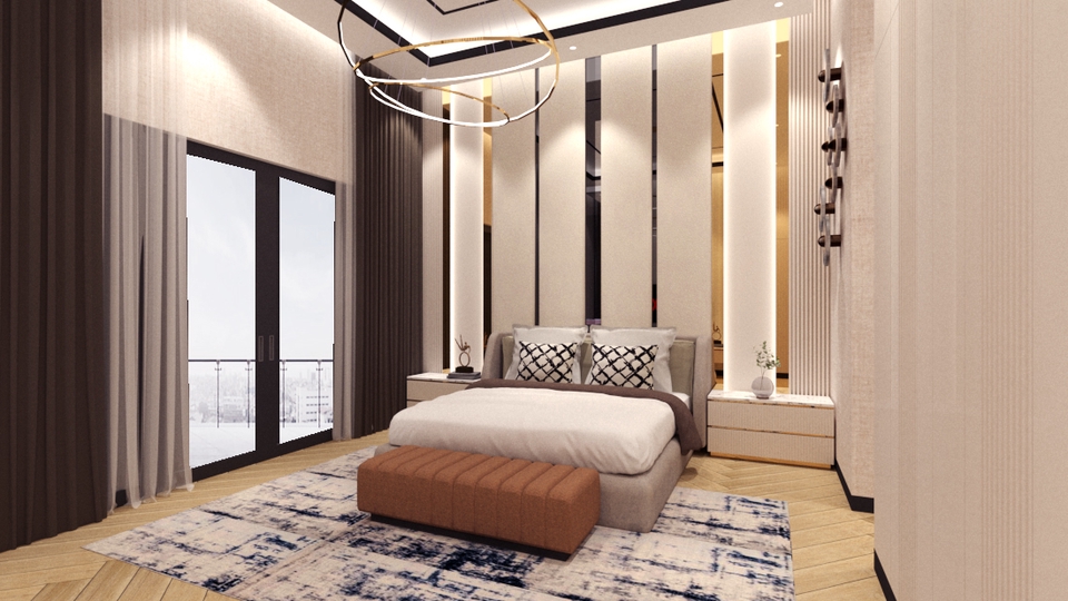 3D & Perspektif - Jasa desain interior 3D & gambar kerja area commercial dan tempat tinggal - 9