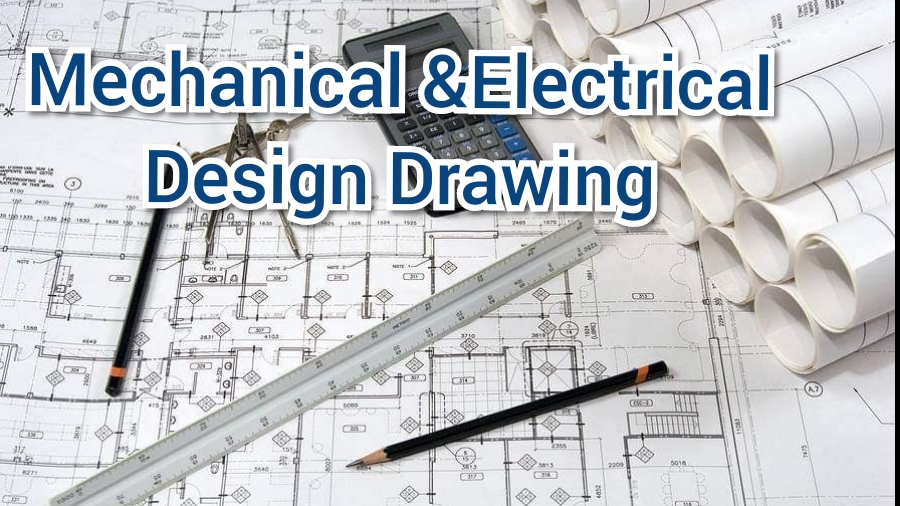 CAD Drawing - Mechanical & Electrical Desain Gambar 2D MEP M.E - 1