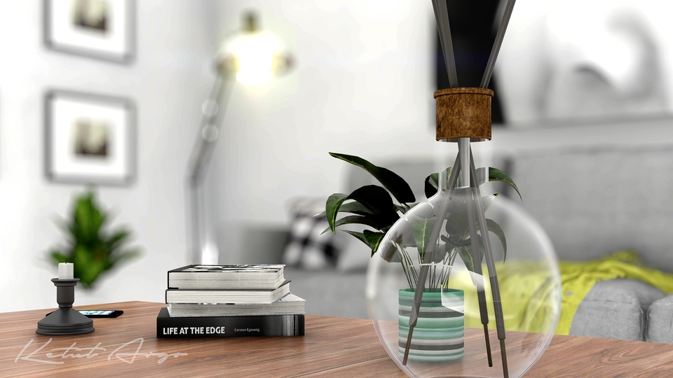 3D & Perspektif - Desain Arsitektural dan Interior, Visualisasi 3D dan Rendering 2 Hari Jadi - 5