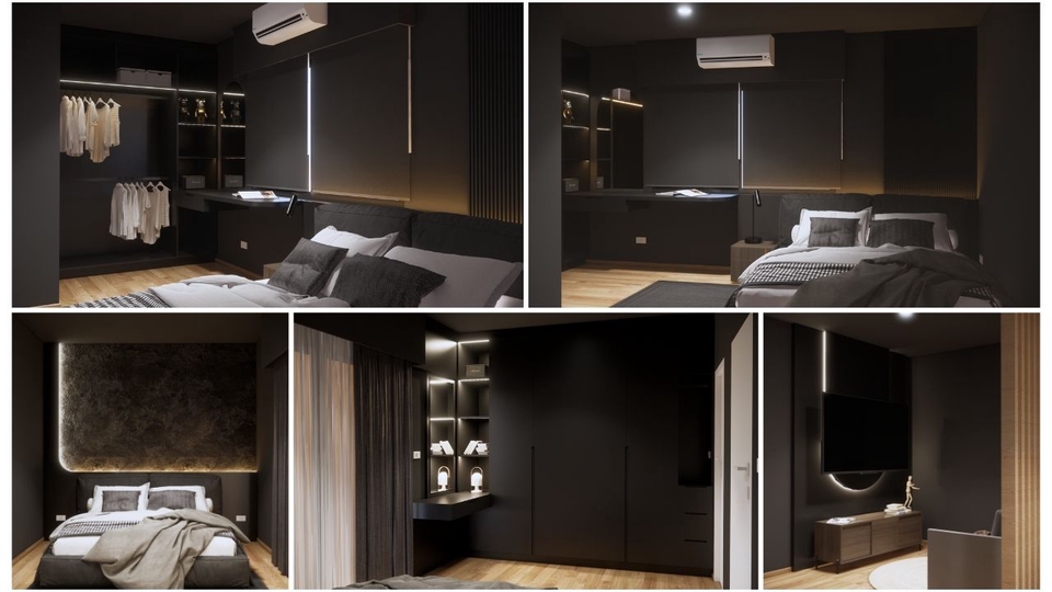 3D Perspective - รับออกแบบตกแต่ง BUILD-IN FURNITURE / PERSPECTIVES (LOFT , INDUSTRIAL , MINIMAL , WABISABI และอื่นๆ) - 16