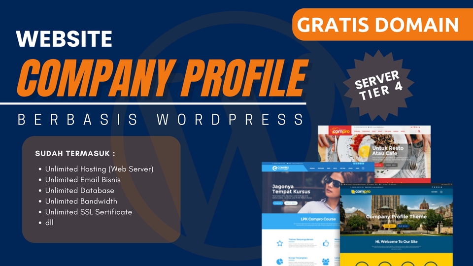 Web Development - Website Company Profile Berbasis Wordpress - 1