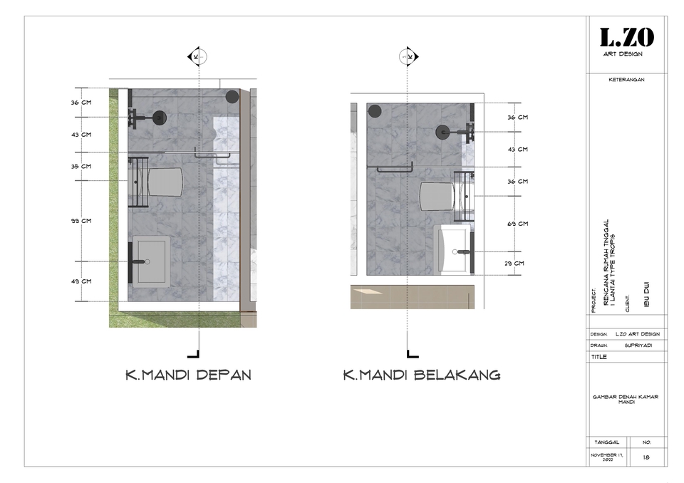 CAD Drawing - JASA DESAIN ARSITEKTUR 1 HARI SELESAI - 6