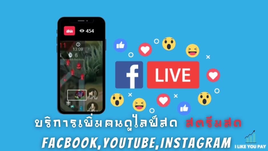 โปรโมทเพจ / เว็บ - #1 🔥ถูกที่สุด🔥 บริการเพิ่มคนดู ไลฟ์สด !! ราคาถูก !! - 1